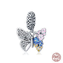 Sterling Silver Chameleon Luminous Firefly