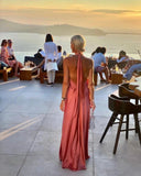 Solid Color Suspender Dress Trendy Women's Outfit 2022 Style