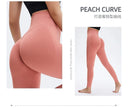 Nude Yoga Pants for Women High Waist Seamless Hip Lifting Fitness Design