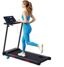 3.5HP Compact Walking Pad Treadmill With Incline 0.6 To 10 MPH