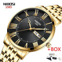 NIBOSI Men's Waterproof Sport Watch Stylish Quartz Timepiece