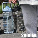 2L Water Bottle for Fitness Hydrates