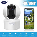 8MP WiFi Home Security Camera With Night Vision And Audio