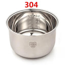 Rice Cooker Pot Replacement 304 Stainless Steel Non-Stick 5L