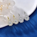 Oxtao Gold Moissanite Clip Earring