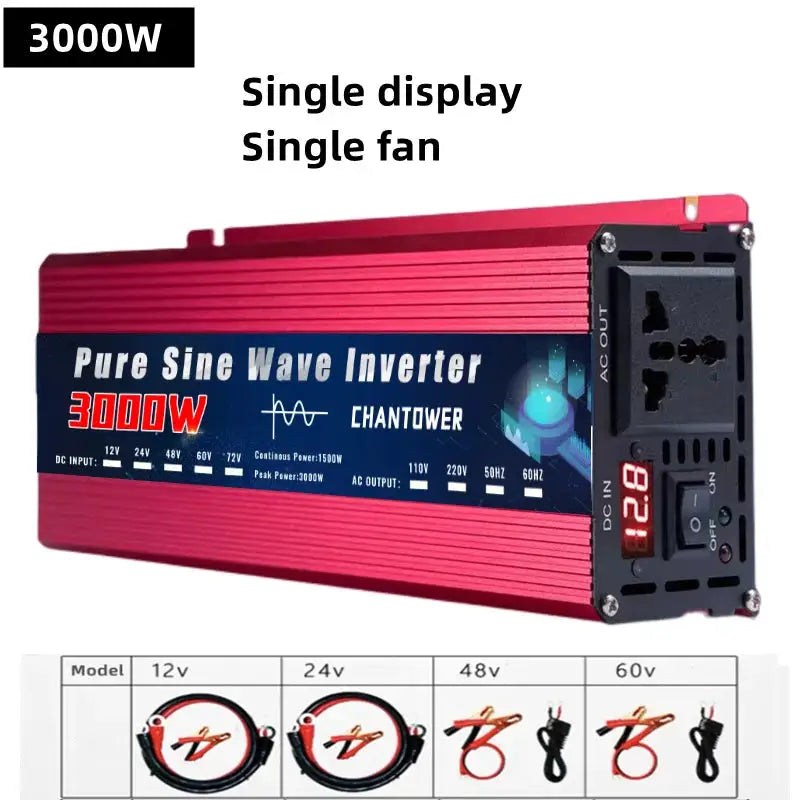Portable Pure Sine Wave DC To AC Inverter — product view 12