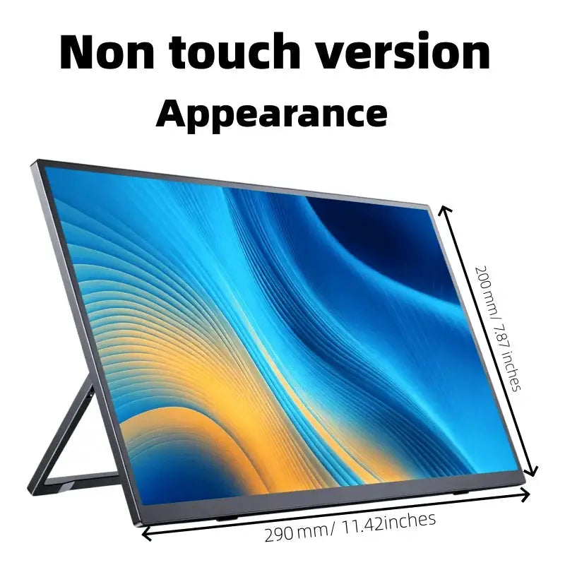 13.3-inch Touchscreen Portable Monitor with Optional 100% SRGB, 10-Point Touch, 1920x1200 IPS Laptop Screen Extender, 16:10 Aspe
