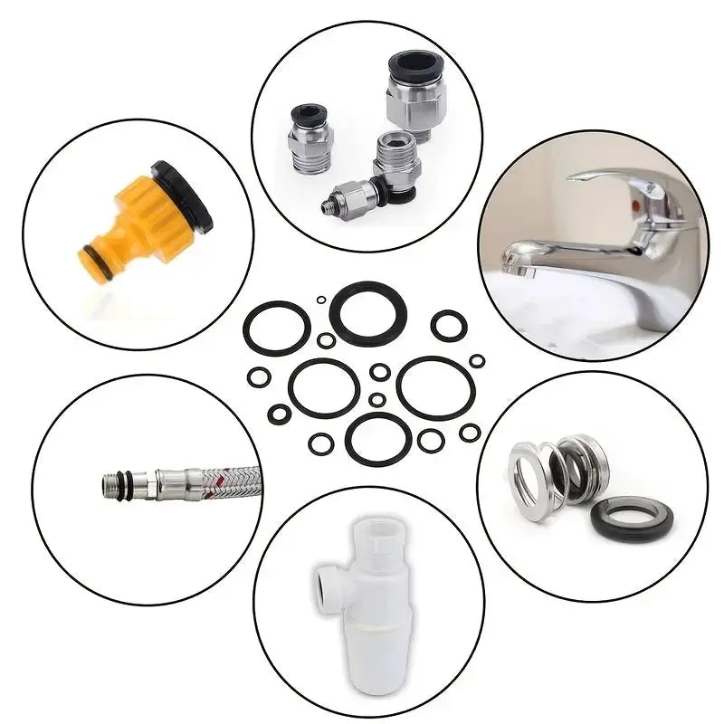 Nitrile Rubber O Ring Set Gaskets For High Pressure Sealing