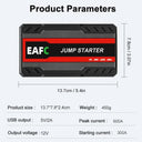 Car Jump Starter - 600A Quick Engine Start