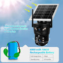 Solar Outdoor Security Camera With 6MP Dual Lens PTZ
