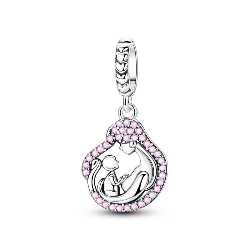 Sterling Silver Charm Family Tree