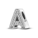 Charm Bead Sterling Silver Pink