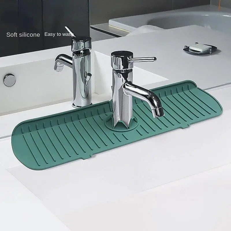 Kitchen Splash Guard Mat Stylish Water Ripple Design