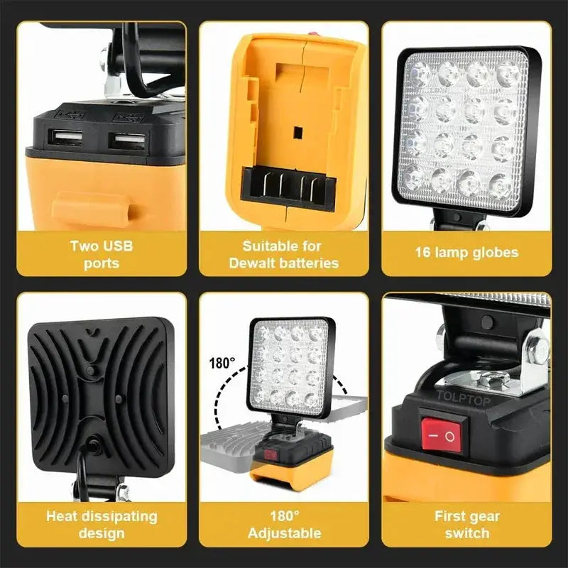 Cordless Led Work Light for Job Sites — product view 11