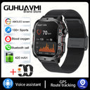 Military GPS Tracker Smart Watch Men IP68 5ATM