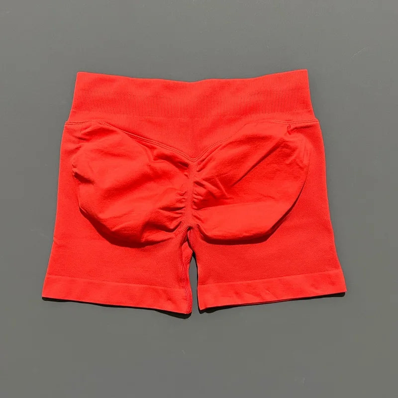 HISTELLO Seamless Scrunch Yoga Shorts