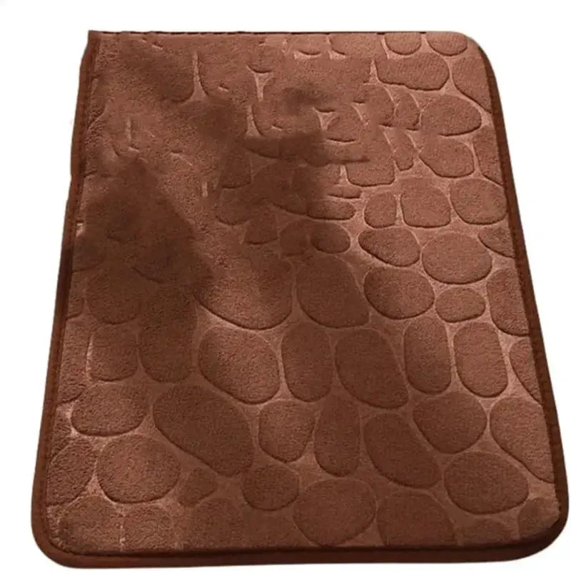 VIKAMA 40X60CM Coral Fleece Non Slip Bathroom Floor Mat