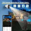 Smart Solar Security Camera for Home Use
