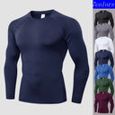Men's Compression Shirts Long Sleeve Workout Gym T-Shirt