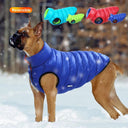 Winter Warm Reversible Dog Jacket Coat Waterproof Vest Small Large Dogs