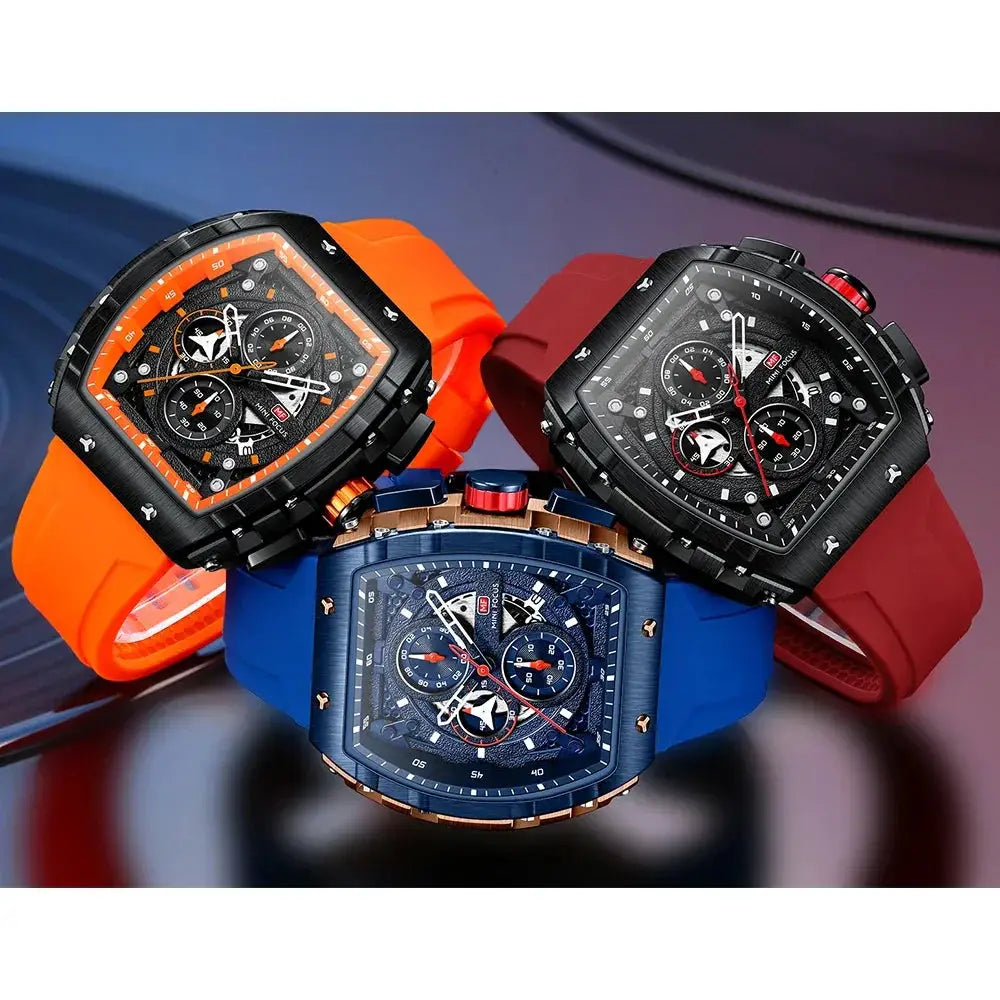 Minifocus Men's Military Sport Chronograph Quartz Watch