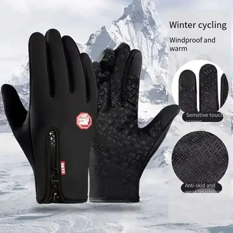 Warm Winter Cycling Gloves Men Women — product view 10
