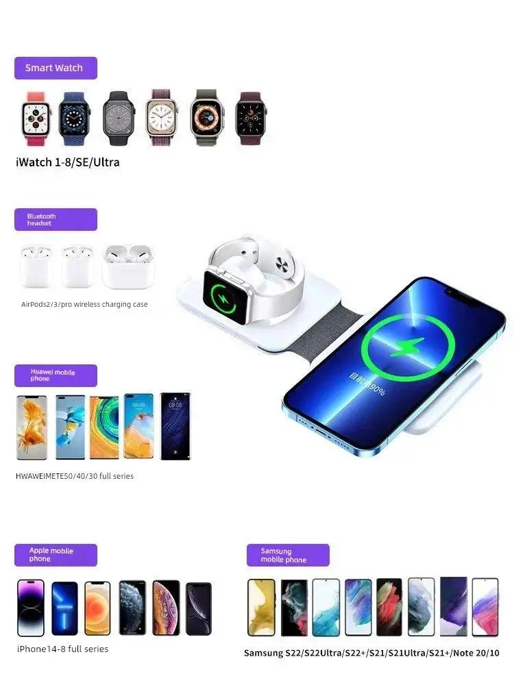 Three In One Headset Iphone Fast Charging Apple Accessory