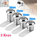 Secure Cam Lock Cabinet Hardware Kit With Keys