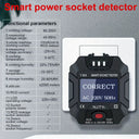 NJTY Socket Tester Voltage Test Outlet Detector EU UK US Plug Ground Zero Line Plug Polarity Phase Check Digital AC Voltage Test