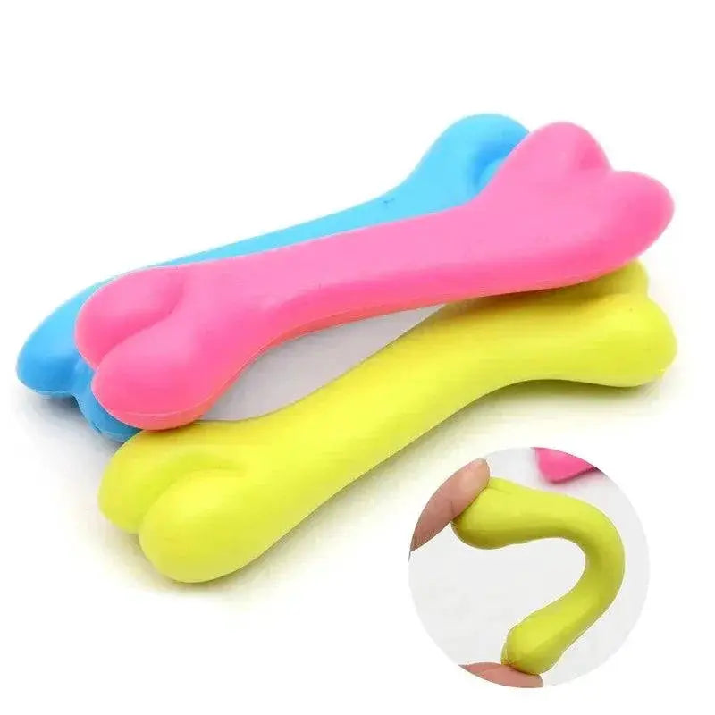 Rubber Pet Dental Health Aid Chew Toy For Small Dogs