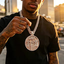Gold Plated Hip Hop Charm