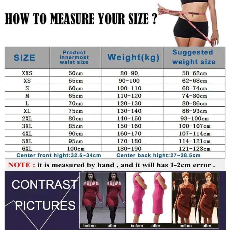 Double Compression Waist Trainer Girdle Slimming Shaper
