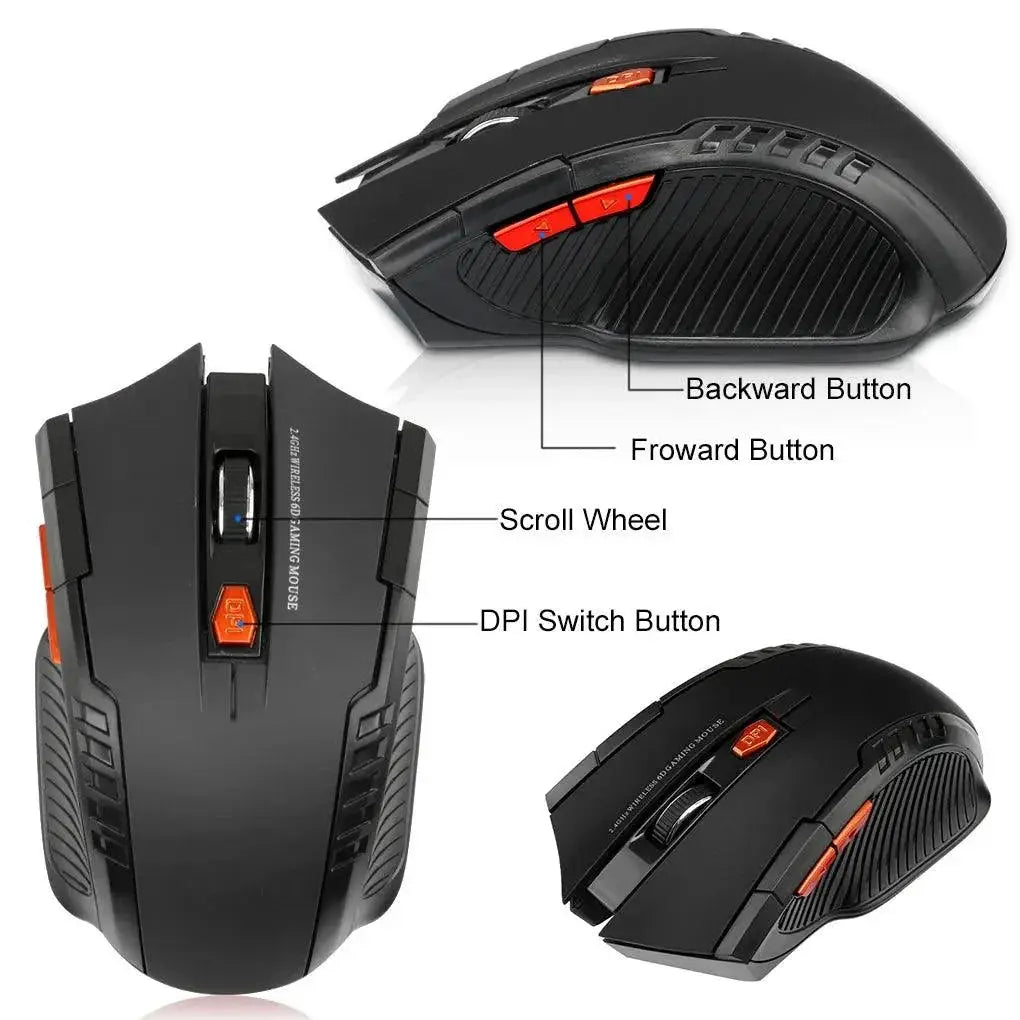 Wireless Gaming Mouse With Enhanced Precision Technology