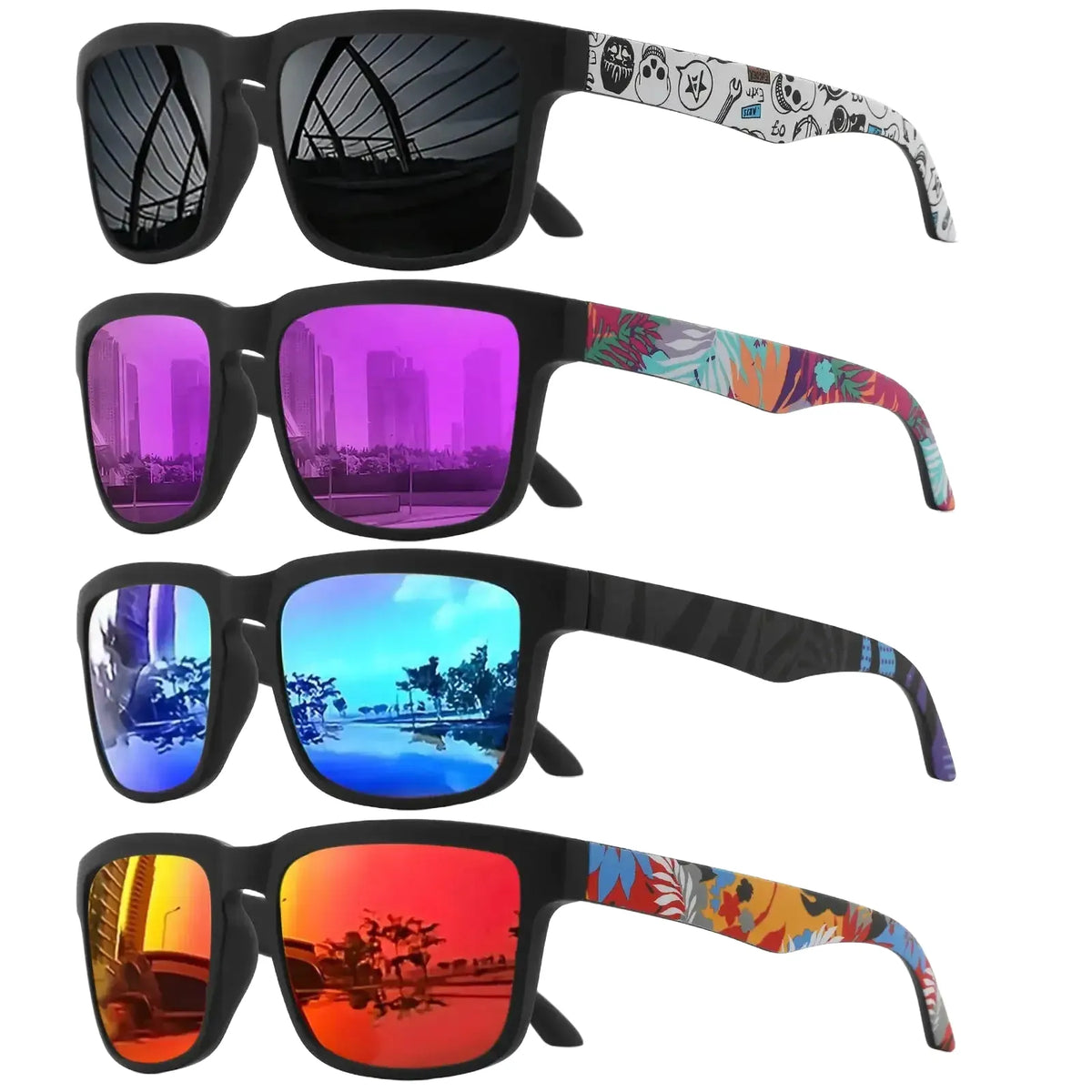 Square Sunglasses For Men Women - Set — product view 1