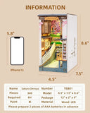 Robotime Sakura Densya Book Nook Kit