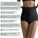 Ice Silk Lumbar Pad Ion Fiber Women Tummy Control Underwear