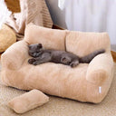 Luxury Winter Cat Bed Sofa for Small Dogs and Cats Cozy Nest
