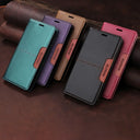 Magnetic Leather Case - Secure Wallet Flip