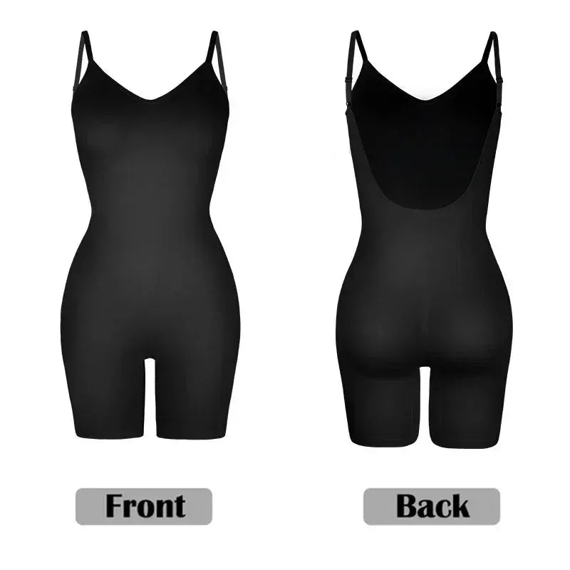 Seamless Bodysuit Shapewear Open Crotch Trainer For Women