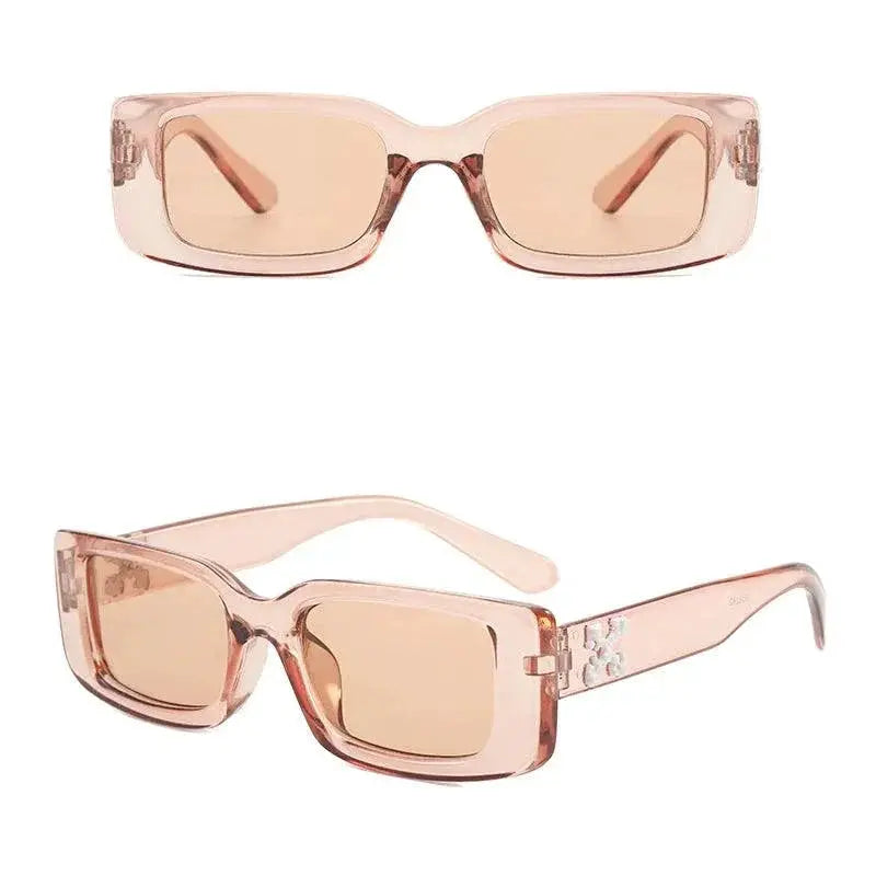 Retro Square Sunglasses Unisex UV400 Luxury Eyewear