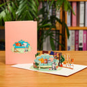 3D Animals Pop-up Cards: Butterflies, Unicorns, Cats Gifts