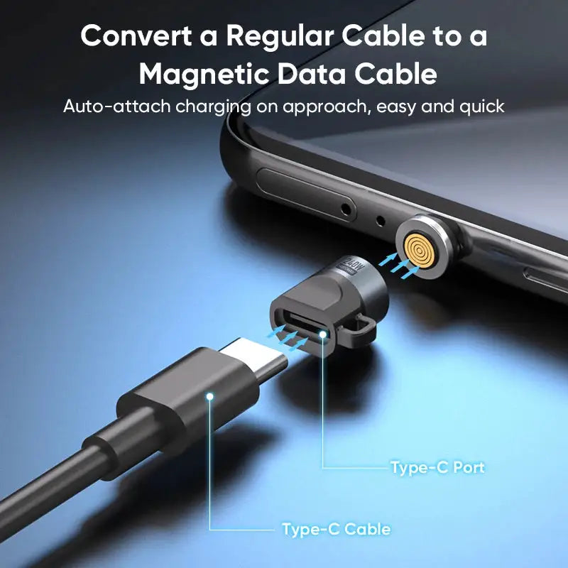 Magnetic Type C To Type C Adapter — product view 4