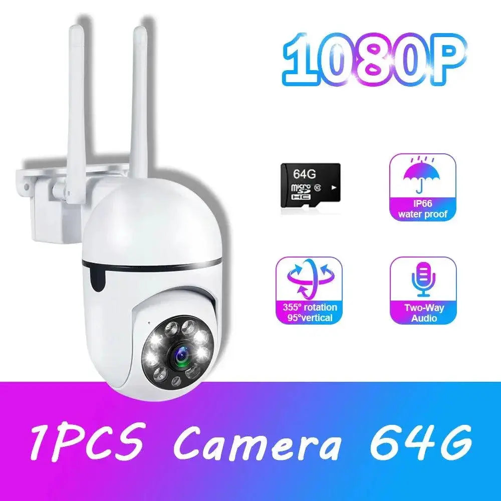 Outdoor Security Camera for Homes Edition AA — 1 White Camera 32G