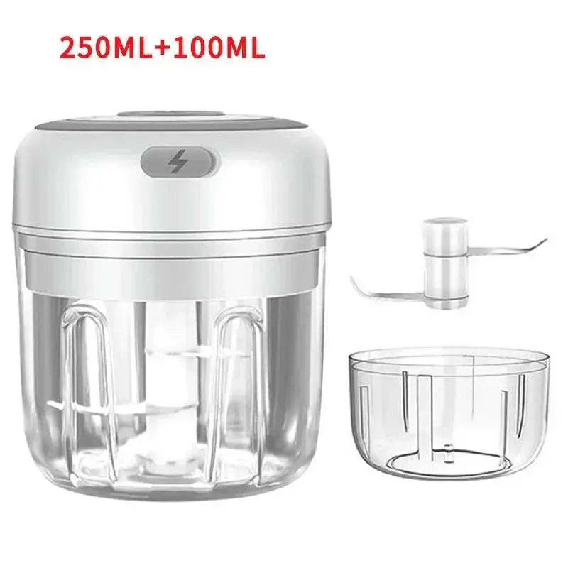 HiPiCok Electric Garlic Crusher Meat Grinder Food Chopper