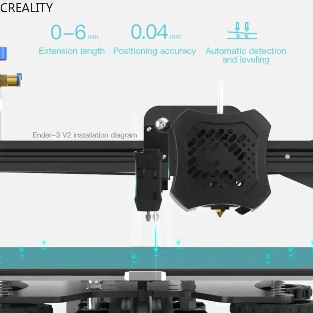 Creality CR Touch Auto Bed Leveling Sensor Kit with Metal Push Pin & 32Bit Sensor for Ender 3/ 3 V2/ 3 Pro/ 3 Max/ 5/ 5Pro/ CR10