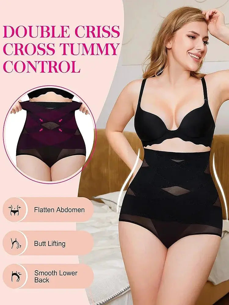 High Waisted Shaping Control Panties Tummy Tamer Butt Lifter