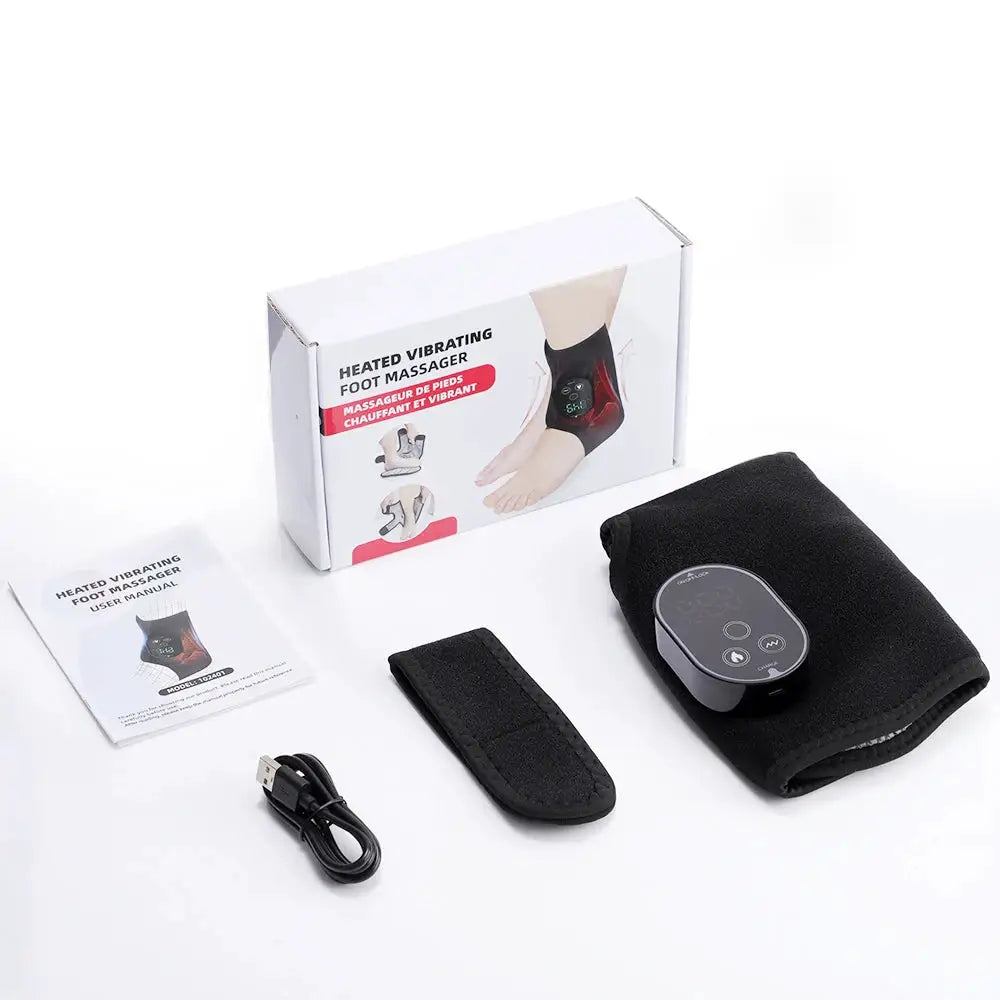 3-in-1 Vibration Massager for Ankle, Wrist & Foot，Foot Massager Suitable for Giving Gifts to Elders and Parents During Festivals