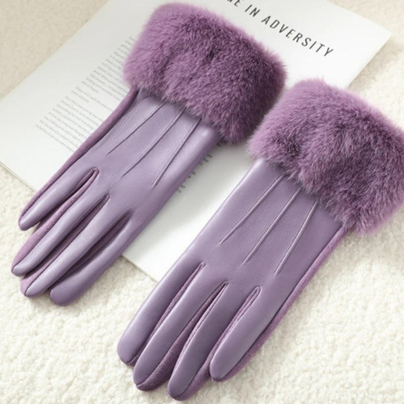 Fleece Thermal Winter Knit Gloves