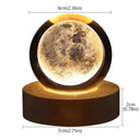Moon Lamp: Soothing 3D Galaxy LED Night Light
