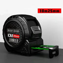 High precision wear-resistant tape measuring tool 3/5/10 meter metric self-locking fluorescent steel ruler